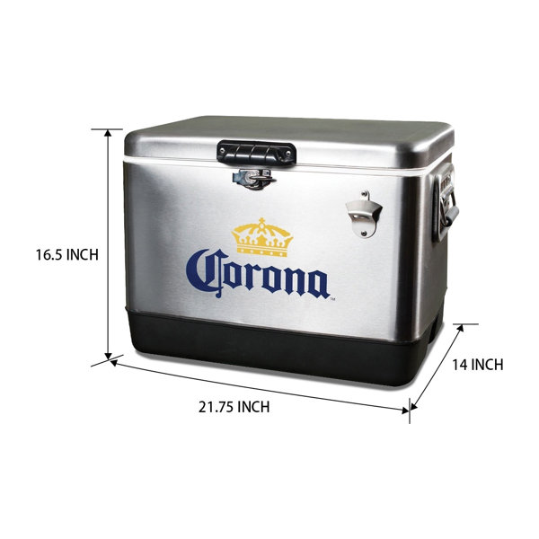 Koolatron 54 Qt. Corona Stainless Steel Ice Chest Cooler & Reviews